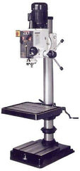 Jet - 20" Swing, Geared Head Drill Press - 12 Speed, 2 hp, Three Phase - Exact Industrial Supply