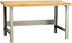 Rousseau Metal - 60 Wide x 30" Deep x 34" High, Laminated Hardwood Workbench - Fixed Legs - Exact Industrial Supply
