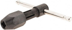 Irwin - 1/4 to 1/2" Tap Capacity, T Handle Tap Wrench - 5-1/4" Overall Length - Exact Industrial Supply