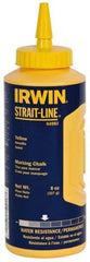 Irwin - 8 Container Chalk Refill - Yellow - Exact Industrial Supply