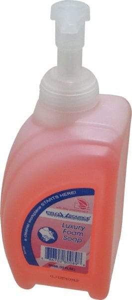 PRO-SOURCE - 950 mL Pump Bottle Foam Soap - Hand Soap, Pink, Tropical Scent - Exact Industrial Supply