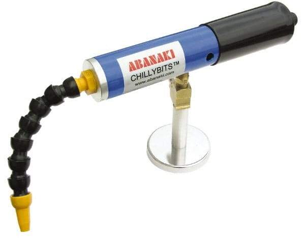 Abanaki - Cold Air Coolant System - 3/8" Hose Inside Diam, Includes Air Chiller, Filter, Magnetic Clamp - Exact Industrial Supply