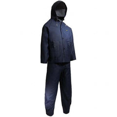 OnGuard - Size XL Blue Rain Three Piece Suit - Exact Industrial Supply