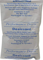 Made in USA - 2 Ounce Desiccant Packet - Silica Gel - Exact Industrial Supply