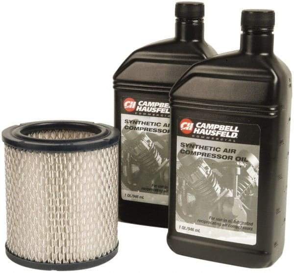 Campbell Hausfeld - 3 Piece Air Compressor Maintenance Kit - For Use with 7.5 HP Air Compressors - Exact Industrial Supply