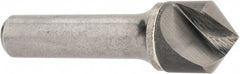 Hertel - 3/4" Head Diam, 1/2" Shank Diam, 1 Flute 100° Solid Carbide Countersink - Exact Industrial Supply