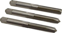 Hertel - 5/16-24 UNF, 4 Flute, Bottoming, Plug & Taper, Bright Finish, High Speed Steel Tap Set - 2-23/32" OAL, 2B/3B Class of Fit - Exact Industrial Supply