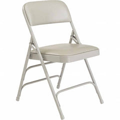 National Public Seating - Folding Chairs Pad Type: Folding Chair w/Vinyl Padded Seat Material: Vinyl; Steel - Exact Industrial Supply