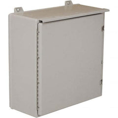 Wiegmann - NEMA 3R Fiberglass Standard Enclosure with Continuous Hinge Cover - Exact Industrial Supply