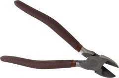 Paramount - 7-1/2" OAL, Diagonal Cutter - 1" Jaw Length x 31/32" Jaw Width, Oval Head, Double Injection Molded Handle - Exact Industrial Supply