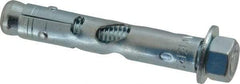Powers Fasteners - 1/2" Diam, 1/2" Drill, 3" OAL, 1-1/4" Min Embedment Sleeve Concrete Anchor - 1018 Steel, Hex Nut Head, Hex Drive - Exact Industrial Supply
