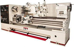 Jet - 26" Swing, 40" Between Centers, 230 Volt, Triple Phase Engine Lathe - 4MT Taper, 10 hp, 36 to 1,800 RPM, 4-1/8" Bore Diam - Exact Industrial Supply