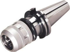 Seco - HSK63A Taper Shank, 3/4" Hole Diam x 2.047" Nose Diam Milling Chuck - 3.74" Projection, 0.0002" TIR, Through-Spindle Coolant, - Exact Industrial Supply