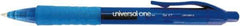 UNIVERSAL - Ball Tip Gel Roller Ball Pen - Blue - Exact Industrial Supply