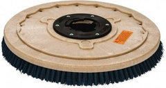 PRO-SOURCE - 20" Diam Scrubbing Brush - 20" Machine, 1-1/2" Trim Length, Blue Pad, Silicone Carbide & Nylon - Exact Industrial Supply