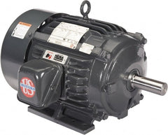 30 hp, TEFC Enclosure, No Thermal Protection, 1185, 975 RPM, 208-230/460 & 190/380 Volt, 60/50 Hz, Three Phase Premium Efficient Motor Size 326 Frame, Horizontal-Footed Mount, 1 Speed, Double Shielded Ball Bearings, 74/37 Full Load Amps, F Class Insulatio