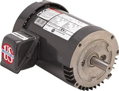 US Motors - 7-1/2 hp, TEFC Enclosure, No Thermal Protection, 3,525 RPM, 208-230/460 Volt, 60 Hz, Three Phase Premium Efficient Motor - Size 213 Frame, C-Face Mount, 1 Speed, Double Shielded Ball Bearings, 19.9-17.9/9.0 Full Load Amps, F Class Insulation - Exact Industrial Supply