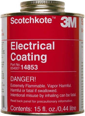 3M - 15 oz Can Brown Butyl Rubber Joint Sealant - 72°F Max Operating Temp, 12 min Tack Free Dry Time, Series 14853 - Exact Industrial Supply