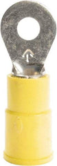 3M - 12-10 AWG Partially Insulated Crimp Connection Circular Ring Terminal - #10 Stud, 1.03" OAL x 0.38" Wide, Copper Contact - Exact Industrial Supply