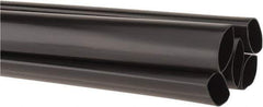 3M - 48" Long, 2.5:1, Polyolefin Heat Shrink Electrical Tubing - Black - Exact Industrial Supply