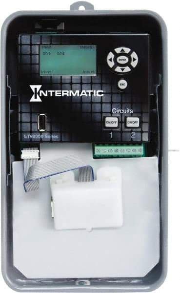 Intermatic - 365 Day Astronomical Outdoor Digital Electronic Timer Switch - 4,000 On/Off, 120 to 277 VAC, 50/60 Hz, - Exact Industrial Supply
