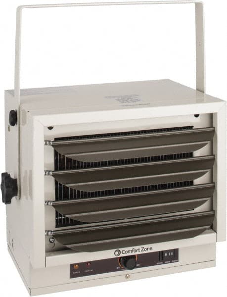 Comfort Zone - Electric Suspended Heaters Type: Wall/Ceiling Maximum BTU Rating: 17065 - Exact Industrial Supply