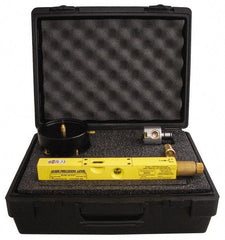 Laser Tools Co. - 100 Ft. Max Measuring Range, Red Beam Laser Precision Level - Includes Adapter, Beam Bender, Case, Laser Precision Level - Exact Industrial Supply