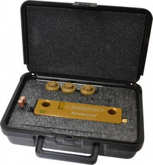 Laser Tools Co. - Green Beam Sheave Alignment System - Includes (3) Retro-Reflective Adjustable Alignment Targets, Foam Filled Hard Carry Case, GL80 PowerLine Sheave Alignment Tool - Exact Industrial Supply