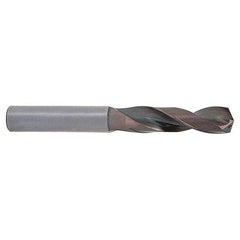 Accupro - 13mm 140° Spiral Flute Solid Carbide Screw Machine Drill Bit - Exact Industrial Supply