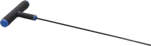 Eklind - 2.5mm Hex, T-Handle Cushion Grip, Ball End Hex Key - 9" OAL, Metric System of Measurement - Exact Industrial Supply