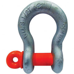 CM - Shackles Nominal Chain Size: 1-3/8 Load Limit (Ton): 17.00 - Exact Industrial Supply