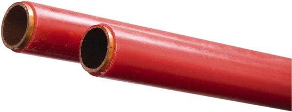 Mueller Industries - 60' Long, 1-1/8" OD x 0.454" ID, Grade C12200 Copper Refrigeration Tube - 0.032" Wall Thickness, 0.285 Ft/Lb - Exact Industrial Supply