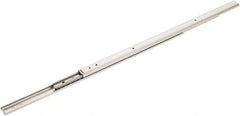 Sugatsune - 15-49/64" Slide Length, 16-29/32" Travel Length, Stainless Steel Ball Bearing Slide - 66 Lb Capacity at Full Extension - Exact Industrial Supply