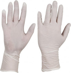 Disposable Gloves: Size Medium, 5 mil, Nitrile Natural, 12″ Length, Static Dissipative