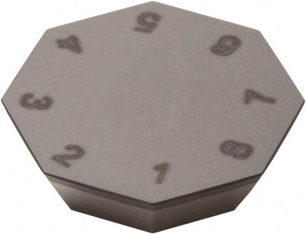 Seco - OFEN070405 MD16 Grade CBN200 CBN Milling Insert - Uncoated, 0.187" Thick, 0.707" Inscribed Circle - Exact Industrial Supply