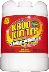 Krud Kutter - 5 Gal Bucket Cleaner/Degreaser - Liquid, Water-Based, Mild - Exact Industrial Supply