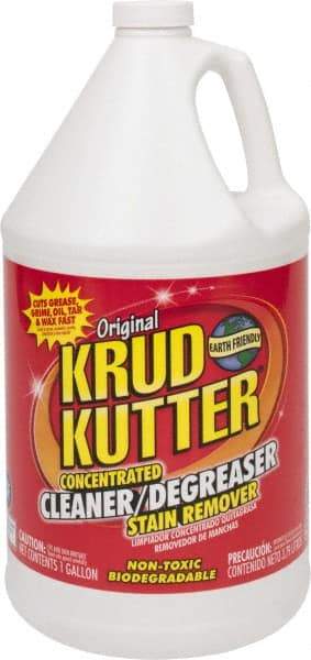Krud Kutter - 1 Gal Bottle Cleaner/Degreaser - Liquid, Water-Based, Mild - Exact Industrial Supply