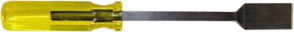 Proto - Stiff Hardened Steel 1-Edge Scraper - 1/2" Blade Width x 6-1/4" Blade Length, 4-1/4" Long Acetate Handle - Exact Industrial Supply