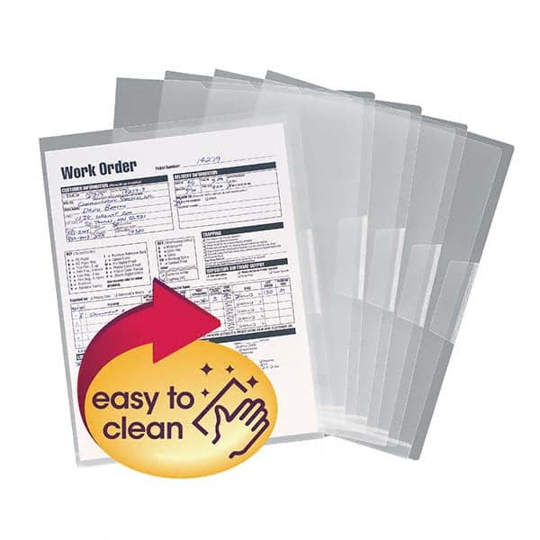 SMEAD - File Folders, Expansion Folders & Hanging Files Folder/File Type: File Jackets Color: Clear - Exact Industrial Supply