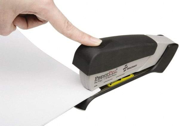 Ability One - 20 Sheet Desktop Stapler - Black and Gray - Exact Industrial Supply