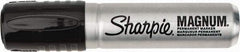 Sharpie - Black Permanent Marker - Chisel Extra Large Tip, AP Nontoxic Ink - Exact Industrial Supply