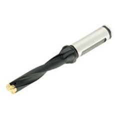 DCM0295-148-050A5D - 5XD Coolant Thru Indexable Head Drill - Exact Industrial Supply