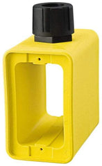 Cooper Wiring Devices - 1 Gang, Thermoplastic Rectangle Portable Outlet Box - 6-1/2" Overall Height x 4-1/4" Overall Width x 2-5/8" Overall Depth, Weather Resistant - Exact Industrial Supply