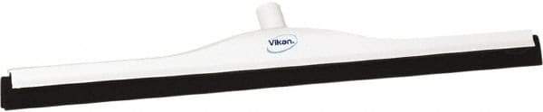 Vikan - 28" Foam Rubber Blade Bench Squeegee - Double Edge, White, Plastic Holder - Exact Industrial Supply