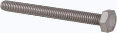 Value Collection - M4x0.70mm Metric Coarse, 40mm Length Under Head Hex Head Cap Screw - Fully Threaded, Grade 316 & Austenitic A4 Stainless Steel, Uncoated, 7mm Hex - Exact Industrial Supply