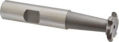 Value Collection - 1/16" Radius, 1/8" Circle Diam, 3/4" Cutter Diam, Shank Connection, Convex Radius Cutter - 1/2" Shank Diam, 3" OAL, High Speed Steel, Uncoated, 6 Teeth, Weldon Flat - Exact Industrial Supply