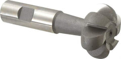 Value Collection - 3/8" Radius, 3/4" Circle Diam, 1-3/4" Cutter Diam, Shank Connection, Convex Radius Cutter - 3/4" Shank Diam, 4" OAL, High Speed Steel, Uncoated, 6 Teeth, Weldon Flat - Exact Industrial Supply