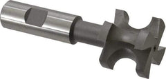 Value Collection - 3/8" Radius, 3/4" Circle Diam, 1-1/2" Cutter Diam, 1-1/2" Cutting Width, Shank Connection, Concave Radius Cutter - 3/4" Shank Diam, 4-3/16" OAL, High Speed Steel, Uncoated, 4 Teeth, Weldon Flat - Exact Industrial Supply