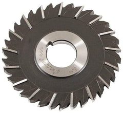 Keo - 3" Blade Diam x 1/4" Blade Thickness, 1" Hole, 28 Teeth, High Speed Steel Side Chip Saw - Staggered Tooth, Arbor Connection, Right Hand Cut, Uncoated - Exact Industrial Supply