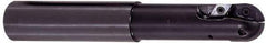 Tungaloy - 1-1/4" Cut Diam, 1" Max Depth of Cut, 1-1/4" Shank Diam, 6.03" OAL, Indexable Ball Nose End Mill - 3-3/4" Head Length, Straight Shank, EBP Toolholder, ZPET 125 Insert - Exact Industrial Supply